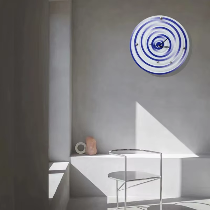 Interior Design Kitchen And Living Room - Klasyczne zegary ścienne do kuchni, koreański