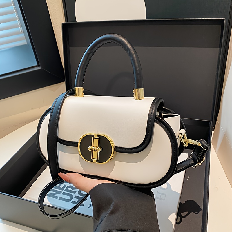 Interior Design Style - Elegancka damska mała kwadratowa torebka crossbody,