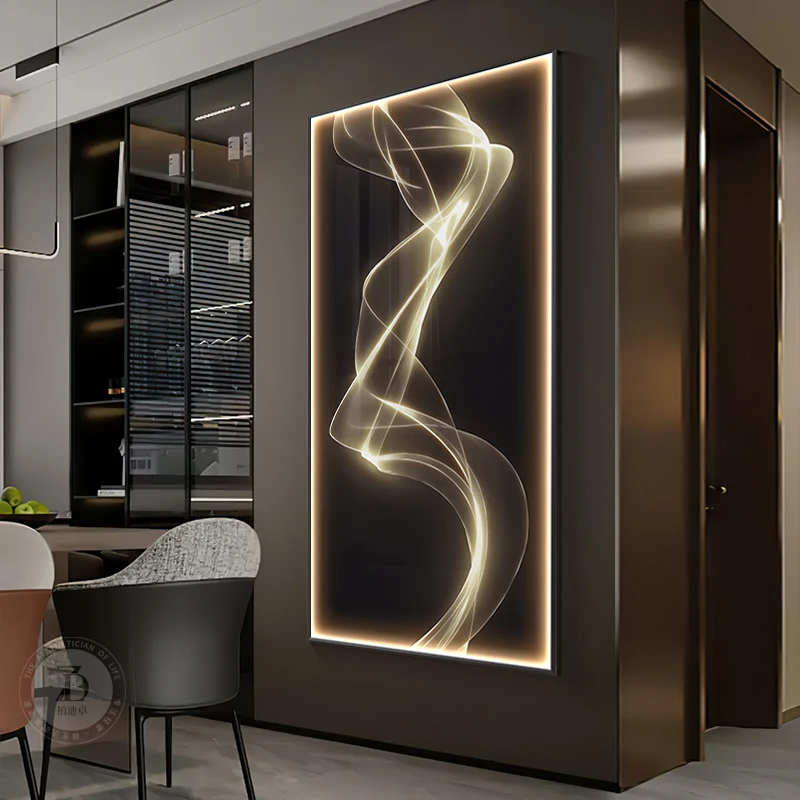 Interior Design Kitchen And Living Room - Nowoczesna linia kinkietu Projektant Led Light