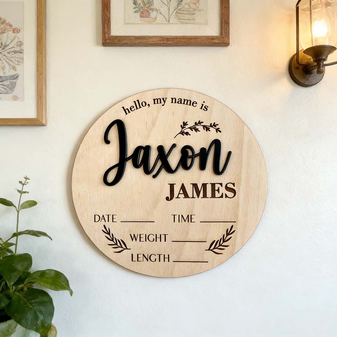 1 szt. Personalizowany drewnia – Interior Design Names recenzja i cena
