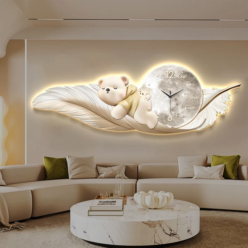 Luksusowy Duży Zegar Ścienny T – Interior Design Kitchen And Living Room recenzja i cena