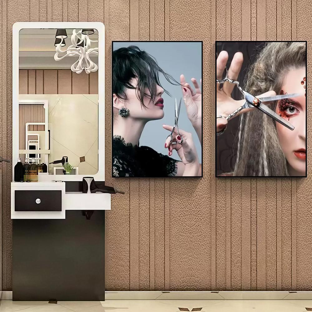 Nowoczesny salon fryzjerski –  – Interior Design Illustration recenzja i cena