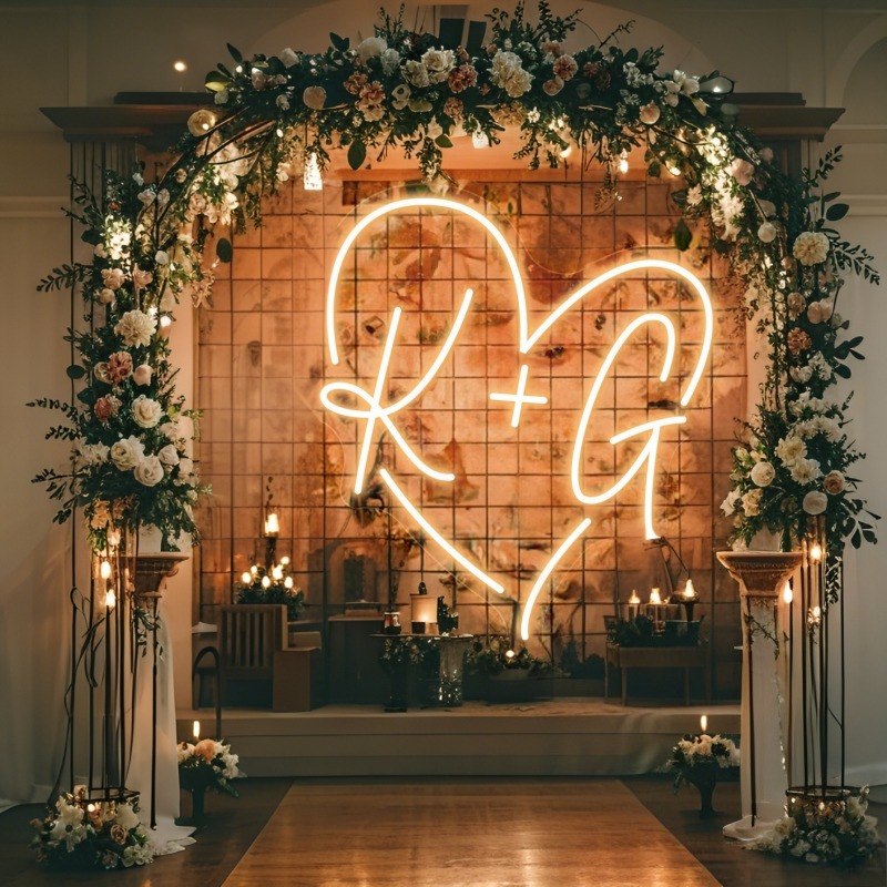 Neon LED w kształcie serca z i – Interior Design Names recenzja i cena