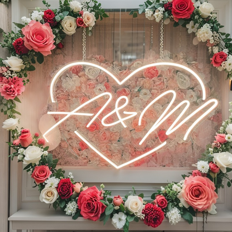 Neon LED w kształcie serca z i – Interior Design Names recenzja i cena