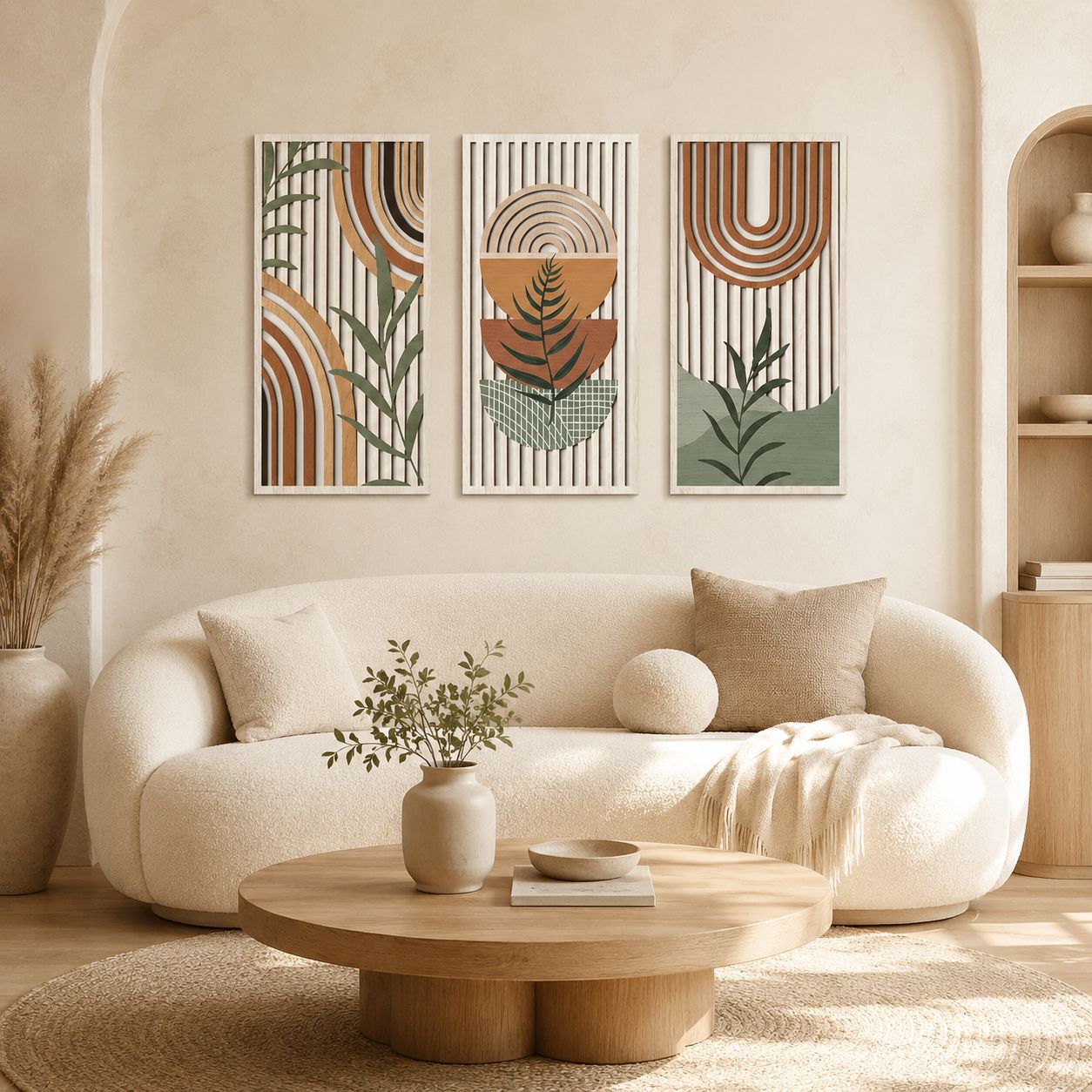 Dekoracja ścienna z naturalneg – Interior Design Office Space recenzja i cena