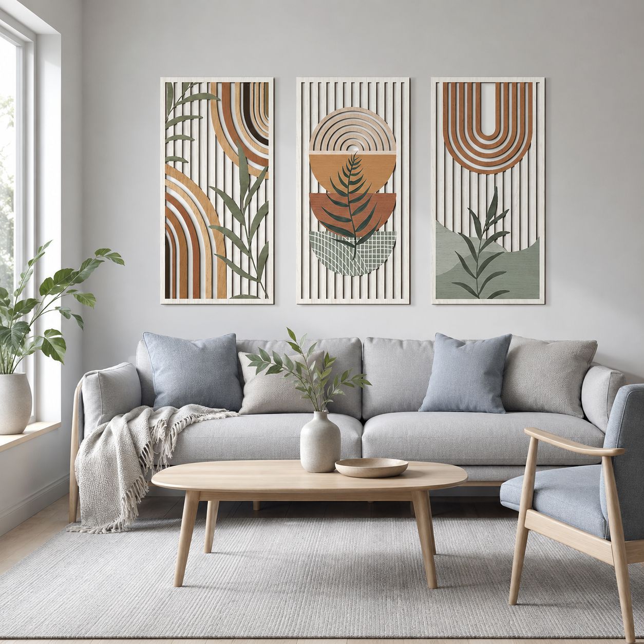 Dekoracja ścienna z naturalneg – Interior Design Office Space recenzja i cena