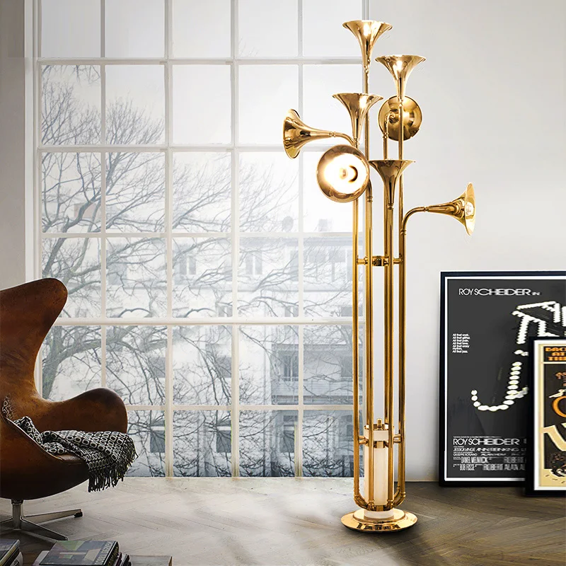 Nordycka lampa wisząca trąbka  – Interior Design Kitchen And Living Room recenzja i cena