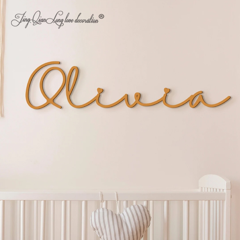 Drewniana tabliczka z imieniem – Interior Design Names recenzja i cena